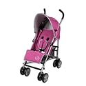 Comfortable pushchair - buggy, pink