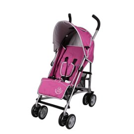 Comfortable pushchair - buggy, pink
