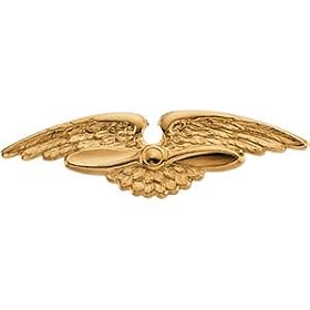 14k Yellow Gold Military Lapel Pin 6.5x23.5mm by 