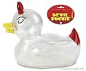 Invisible Devil Duckie Clear Rubber Duck - It's See-through