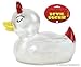 Invisible Devil Duckie Clear Rubber Duck - It's See-through