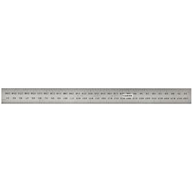 Starrett C635-300 Spring Tempered Steel Rule With Millimeter Graduations, 300mm Length, 25.4mm Width, 1.2mm Thickness