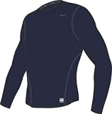 Nike Pro Core Crew Long Sleeve Top (Navy Medium)