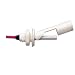 Gems Sensors 164520 Polypropylene Float Small Size Type 3 Internal Mounting Single Point Level Switch, 11/16" Diameter