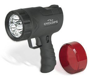 Cyclops CYC-9WS Thor-by-Sirius 9-Watt Rechargeable LED Spotlight