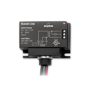 Aube RC840T-240 On/Off Switching Electric Heating Relay with Built-in 24 V Transformer