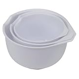 Bradshaw International 11620 3 Piece Plastic Mixing Bowl Set by Quickie Home Products