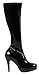 Bottes noires disco femme