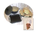 Review   / Le Creuset - 5 Piece Bordeaux Set GRANITE with a FREE Tall Chef's Hat