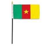 Cameroon Flag 4 x 6 inch