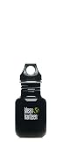Klean Kanteen Stainless Steel Water Bottle with Poly Loop Cap (12-Ounce, Black Eclipse)