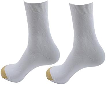 CGF Men's Combed Cotton Tube Socks 2pairs (White)