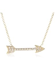 KC Designs "Trinkets" 14k Gold Diamond Arrow Pendant Necklace, 16"