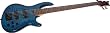 Dean Edge Quilt Top 5 String Bass Trans Blue