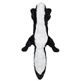 Pawdoodles Krinklers Dog Toy, Skunk