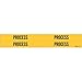 Brady 7223-4, 93158 Self-Sticking Vinyl Pipe Marker, (Pack of 50 Cards)