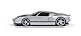 Wired Mouse - Ford GT Silver with Black Stripes image 3