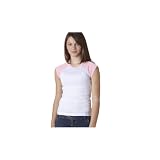 Bella Girls' Cap-Sleeve Raglan T-Shirt