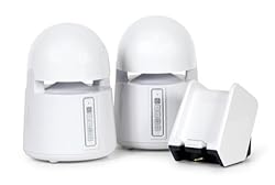 Grace Digital GDI-AQBLT300 Indoor/Outdoor Water Resistant Wireless Speakers with Dual Powered Transmitter