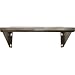 Stainless Steel Wall Shelf - 12" Deep: 24"W x 12"D