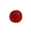 Ball "Funny Face" mit Granulat F&uuml;llung, rot