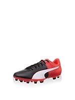 Puma Zapatillas de fútbol Evospeed 5.5 Tricks Ag (Negro / Blanco / Rojo)