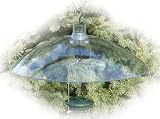 Birdfeeder, 16 inch Clear Plastic Baffle