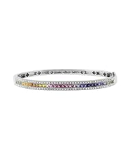 Effy Jewlery Water Colors Multi Sapphire & Diamond Bangle, 3.60 TCW