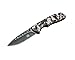 SE Drop Point Blue Digital Camo Folding Knife with Seatbelt Cutter and Window Breaker - KC-F9054DCNV