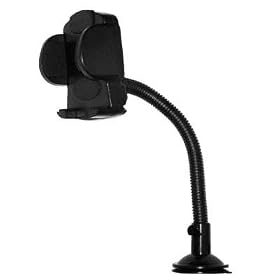 360 Degree Rotatable Car Windshield Holder Suction Mount with Air Vent Attatchment for Motorola Droid A855 / Samsung Moment M900 / Blackberry Storm 2 9550
