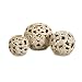 IMAX Moreau Tea Light Holders-Set Of 3 Clay Cream Finish Candleholders