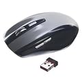 eSecure - Wireless USB Mouse for Laptops/ Desktop PC XP/Vista/Windows with nano USB receiver - 5-Button 2.4GHz with DPI Adjustable, Webpage Backward & Forward Buttons