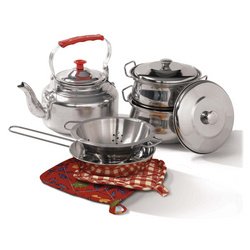 Step2: Cooking Essentials 10-Piece Stainless Steel Cookware Set