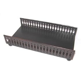 Oil Rubbed Bronze NAPKIN holder GUEST TOWEL TRAY caddy by Taymor Industries