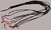 PET 004 - PEITSCHE / 130 CM MIT 10 RIEMEN -