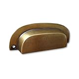 レトロな雰囲気の家具にピッタリ。アンティーク調真鍮製ノブ i039