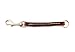 Brown Leather Pull Tab w/Stainless Steel Hardware
