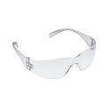 AO Safety 11329 Virtua Anti-Fog Safety Glasses, Clear Frame, Clear Lens