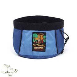 Kyjen Outward Hound 48-Ounce Port-A-Bowl - Blue