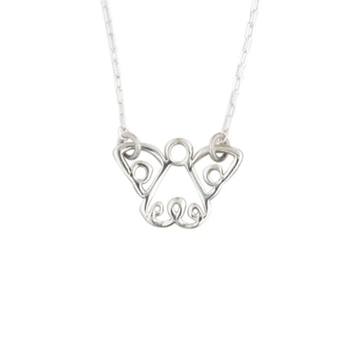 Children's Sterling Silver Angel Pendant by Bob Siemon, 14