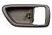 PT Auto Warehouse TO-2901G-2RH - Inside Interior Inner Door Handle Trim/Bezel, Gray (Charcoal) - Passenger Side