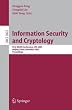 Information Security and Cryptology: First SKLOIS Conference, CISC 2005, Beijing, China, December 15-17, 2005, Proceedings (Lecture Notes in Computer Science / Security and Cryptology)
