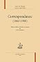 Correspondance 1883-1900