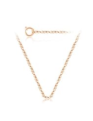 Singapore Chain in 10K Rose Gold -18 inches