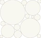 White Polka Dot Peel & Stick Wall Nursery Decor Sticker