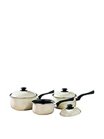 Premier Housewares Set Cazuela con Tapa 6 Uds. Nata