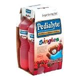 Pedialyte Singles Oral Electrolyte Maintenance Solution, Cherry - 8 oz / Bottle , 4 Bottles / Case