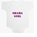 Obama Girl Purple Baby Ultrasoft Onesie