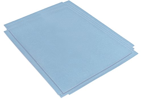 Zona 37-944 3M Wet/Dry Polishing Paper, 8-1/2-Inch X 11-Inch, 9 Micron, Light Blue, 10-Pack