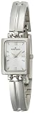 AK Anne Klein Women’s 105405SVSV Silver-Tone Dress Watch